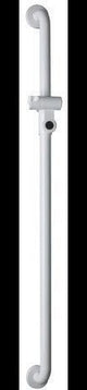 HEWI Brausehalterstange Serie 477, 1100 mm, Senfgelb, mit verstellbarem Brausehalter