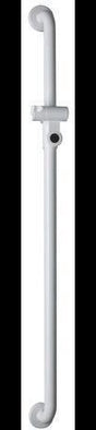 HEWI Brausehalterstange Serie 477, 1100 mm, Senfgelb, mit verstellbarem Brausehalter