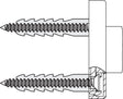 HEWI Befestigungsmaterial für Deckenabhängung Serie 801 – Rosettenbefestigung