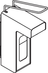 HEWI Desinfektions- und Seifenspender System 900, 500 ml, signalweiß, abschließbar, autoklavierbar