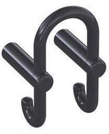 HEWI Garderobendoppelhaken Serie 801 – Senfgelb, Haken nach hinten, 90 mm