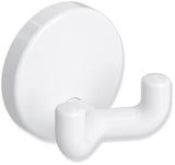 HEWI Doppelhaken Serie 801 senfgelb – Wandhaken mit verdeckter Verschraubung, 40 mm Rosette