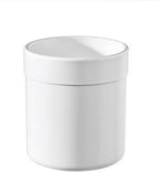 weiß / signalweiß / mit rundem Becher