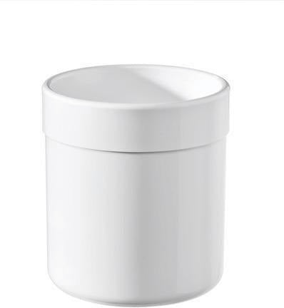 HEWI Polyamidbecher Serie 801 senfgelb – runder Zahnputzbecher, 80 mm, freistehend