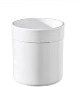 HEWI Polyamidbecher Serie 801 senfgelb – runder Zahnputzbecher, 80 mm, freistehend