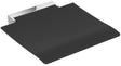 HEWI Klappsitz 450 – Wandklappsitz mit Edelstahlkonsole, anthrazitgrau, 450 mm breit