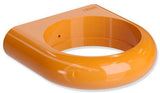 HEWI Halter Serie 801 senfgelb – Runder Zahnputzbecherhalter für Wandmontage