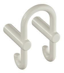 HEWI Garderobendoppelhaken Serie 801 – Senfgelb, Haken nach hinten, 90 mm