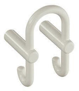 HEWI Garderobendoppelhaken Serie 801 – Senfgelb, Haken nach hinten, 90 mm