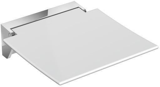 HEWI Klappsitz 350 anthrazitgrau – Wandmontage, hochklappbar, 150 kg belastbar