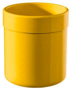 gelb / senfgelb / mit rundem Becher
