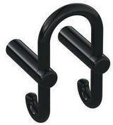 HEWI Garderobendoppelhaken Serie 801 – Senfgelb, Haken nach hinten, 90 mm