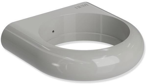 HEWI Halter Serie 801 senfgelb – Runder Zahnputzbecherhalter für Wandmontage