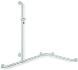 HEWI Dusch-Wannenhaltegriff Serie 801 koralle, 1250 mm, mit Brausehalterstange, barrierefrei