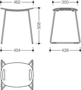 HEWI Duschhocker Systemunabhängige Sitze 950 – tiefschwarz, verchromtes Gestell, 150 kg Belastbarkeit