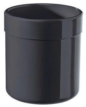 HEWI Polyamidbecher Serie 801 senfgelb – runder Zahnputzbecher, 80 mm, freistehend