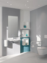 HEWI Aufrüstsatz Serie 801 WC-Papierhalter senfgelb – Barrierefrei mit Rollenbremse