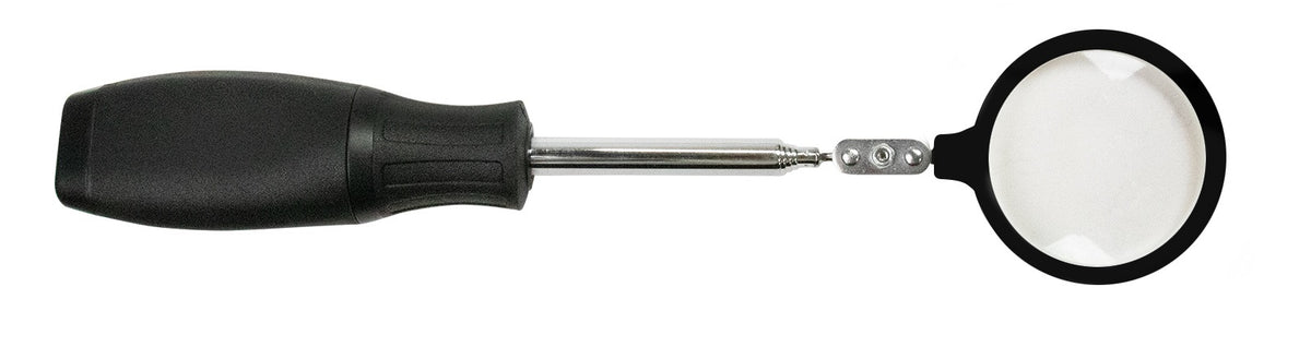 HESSE Inspektionslupe 250 mm mit Magnetkopf-Ø 50 mm und Teleskopgriff