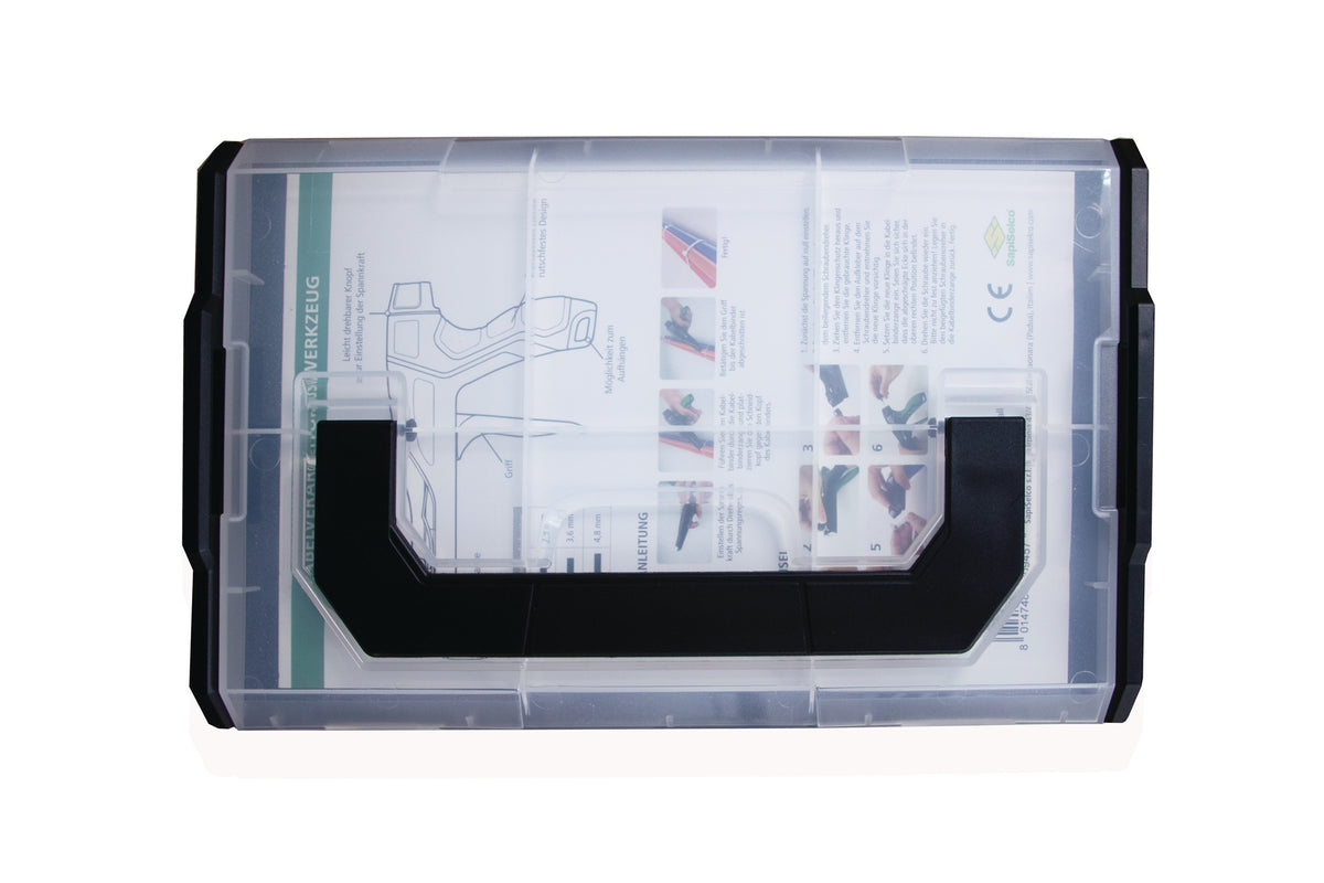 SAPISELCO Kabelbinderzange 210 mm – Arbeitsbereich 2,5–4,8 mm, einstellbares Anzugsmoment