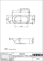 1700 mm / 800 mm / 480mm