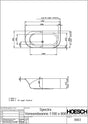 HOESCH SPECTRA Vorwand-Badewanne 1700x800 mm Weiß – Acryl, antibakteriell, ohne Schürze