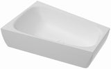 HOESCH iSensi Trapez-Badewanne 1500x1000 mm Monolith links mit Überlaufbefüllung Chrom