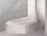 HOESCH SPECTRA Eck-Badewanne 1700x1000 rechts, Weiß – Raumsparwanne aus Sanitäracryl