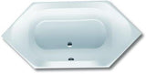 HOESCH Spectra 6-Eck-Badewanne 1900x900 mm Weiß – Acryl mit antibakterieller Oberfläche