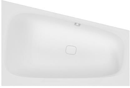HOESCH iSensi Trapez-Badewanne 1800x1400 mm rechts Weiß – Raumsparwanne aus Acryl