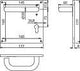 TECWERK Breitschildgarnitur NW-405-1 Edelstahl matt PZ – EN 1906 Klasse 4, 8 mm Vierkant
