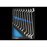 KING TONY Profi-Werkzeuge - Ringschlüssel-Set, 75°,  abgewinkelt, metrisch, EVAWAVE - 10 tlg. 91710MRE