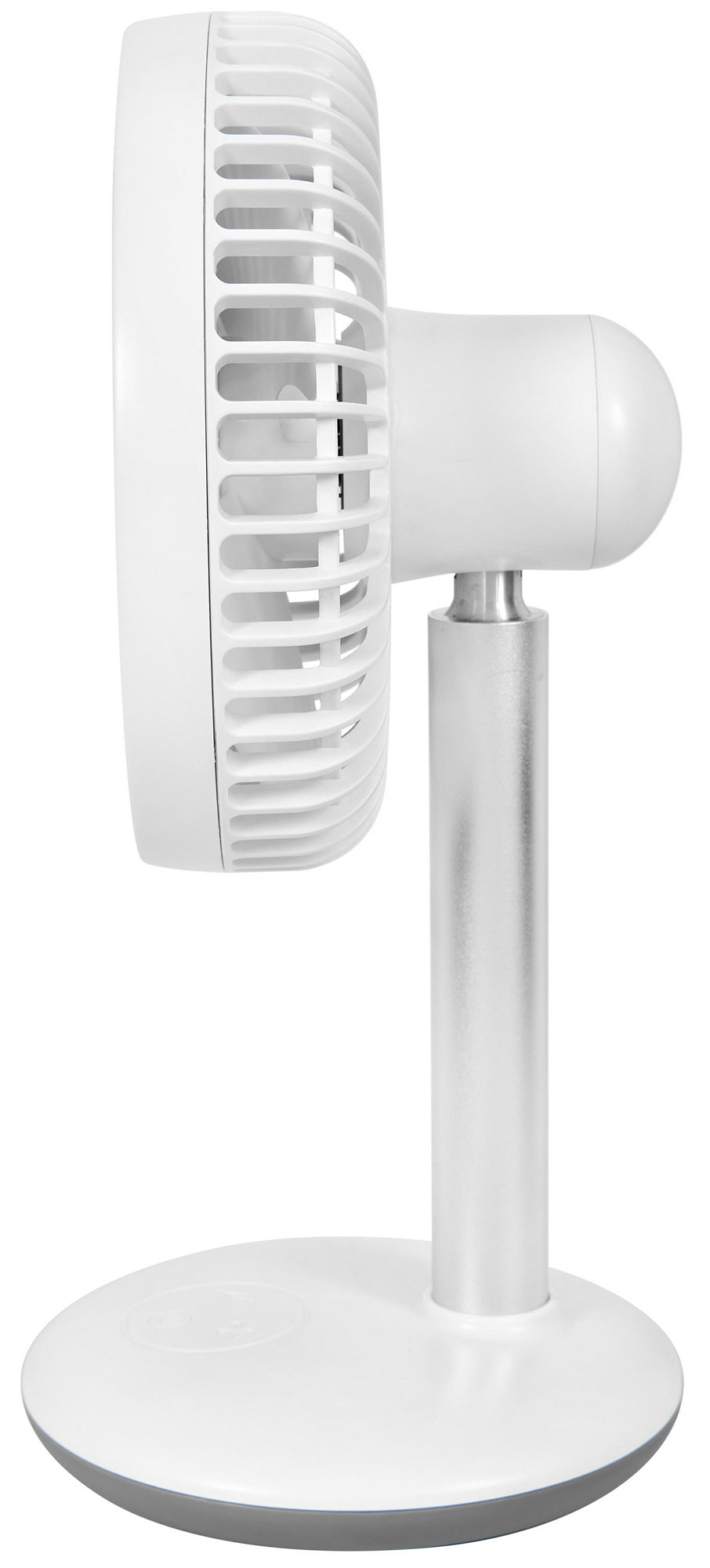 GUTFELS Akku-Tischventilator VENTI 3010 R – 4.000 mAh, 12h Laufzeit, Ø 15 cm, weiß