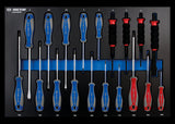 KING TONY Profi-Werkzeuge - Schraubendreher-Kombiset - 16 tlg. 990319PRE