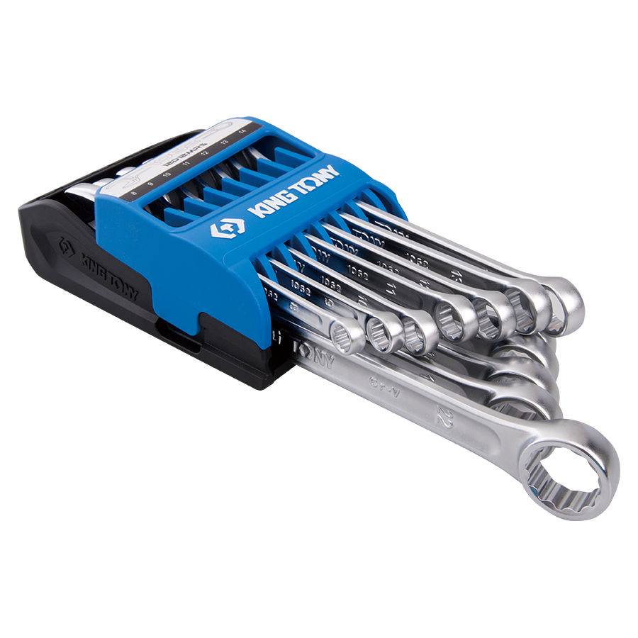 KING TONY Profi-Werkzeuge - Kombischlüssel-Set, metrisch - 12 tlg. 12D12MRS