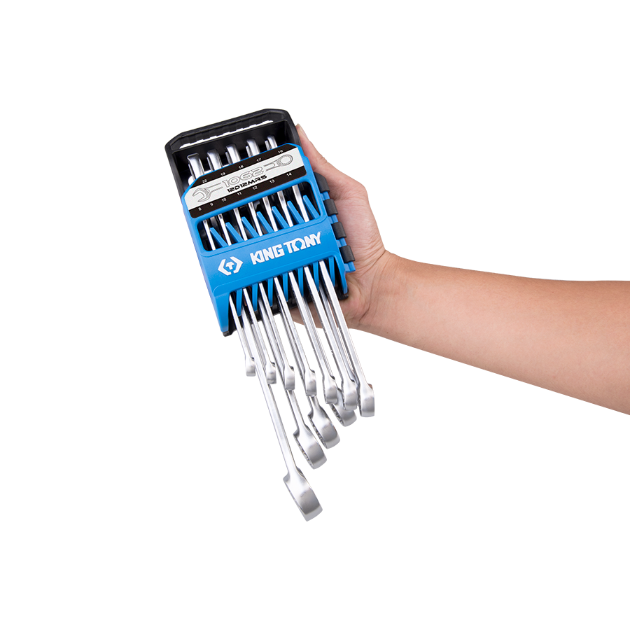 KING TONY Profi-Werkzeuge - Kombischlüssel-Set, metrisch - 12 tlg. 12D12MRS