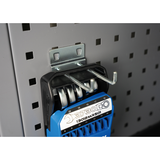 KING TONY Profi-Werkzeuge - Ratschen-Ring-Maulschlüssel, metrisch, im Etui - 12 tlg. 13012MRS01