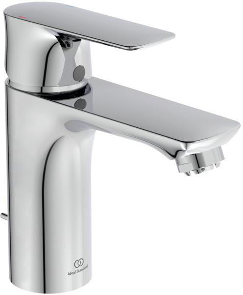 Ideal Standard Connect Air WT-Armatur ND mit Ablaufgarnitur, 112 mm Ausladung, Chrom