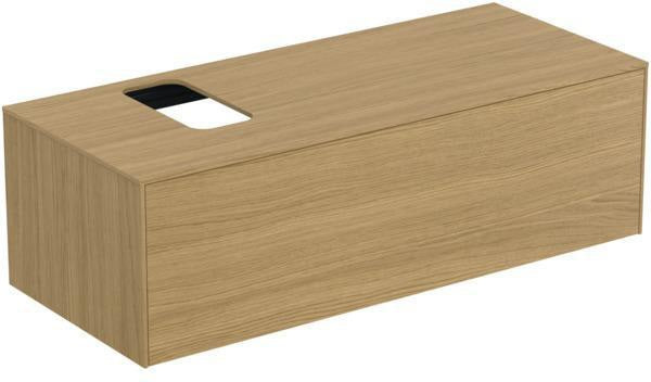 Ideal Standard Conca Waschtischunterschrank 1202 mm Eiche hell, 1 Auszug mit Push-Open und Softclose