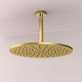 Ideal Standard Idealrain Atelier Kopfbrause 300 mm rund Brushed Gold – Regenstrahl mit Antikalk
