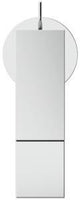 Ideal Standard Waschtischarmatur Piccolo Extra Ausladung 100mm mit Ablaufgarnitur Silver Storm