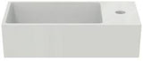 Ideal Standard Handwaschbecken Extra 450x250x150mm, 1 Hahnloch rechts, mit Überlauf, geschliffen, Weiß