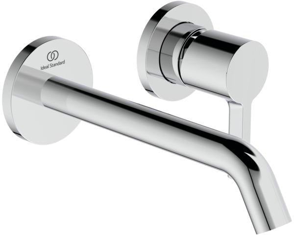 Ideal Standard Joy Wand-Waschtischarmatur in Brushed Gold, 180 mm Auslauf, runde Rosette