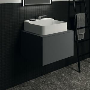 Ideal Standard Conca WT-Unterschrank 602 mm, 1 Auszug, Push-Open, Softclose, Weiß matt