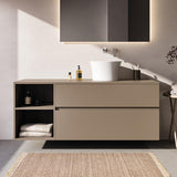 Ideal Standard Finesse Waschtischunterschrank 1402 mm, 2 Auszüge, Greige matt