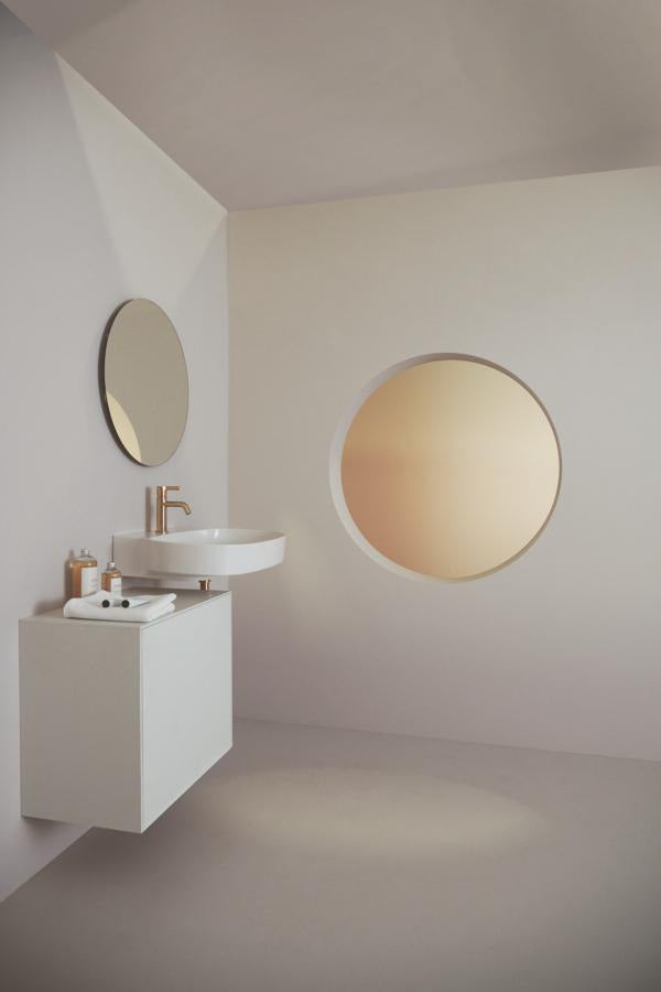 Ideal Standard Waschtischarmatur JOY Brushed Gold, 110 mm Ausladung, ohne Ablaufgarnitur
