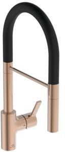 IDEAL STANDARD Gusto Küchenarmatur Semi-Pro 225 mm 2F-Brause Sunset Rose