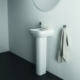 Ideal Standard i.life A Handwaschbecken 350x300x115 mm Weiß, 1 Hahnloch links, mit Überlauf