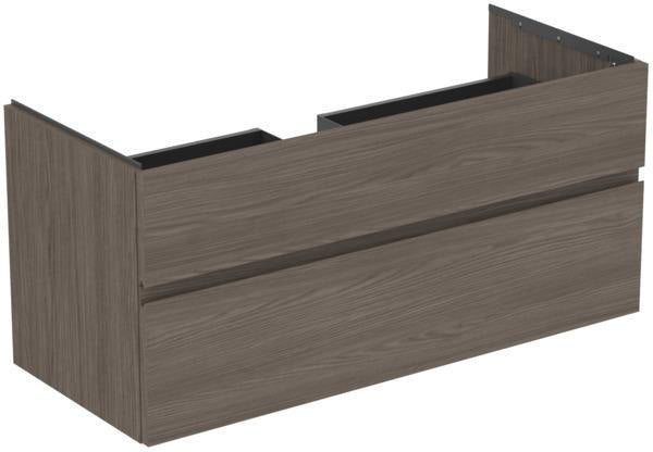 IDEAL STANDARD Finesse Waschtischunterschrank 1200 mm mit 2 Auszügen in Greige Matt – Wandhängend