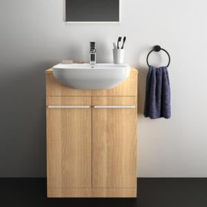 Ideal Standard i.life Möbelgriff 267 mm Schwarz matt für Unterschränke
