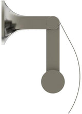 Ideal Standard La Dolce Vita Papierrollenhalter mit Deckel, Edelstahl-Optik, Wandmontage
